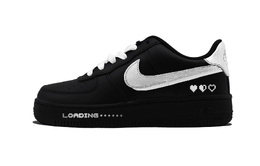 Кроссовки для скейтбординга Air Force 1, унисекс, низкие, черные/серебристые Nike, Black Silver cw2288-001(team140-游戏玩家) | black silver