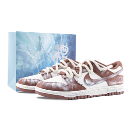 Кроссовки для скейтбординга Dunk Icelandic Tales Low Top Unisex Russet Nike, Russet hj7673-001（team626-冰岛旧事） | russet
