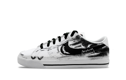 Nike Износостойкие и легкие низкие кроссовки для скейтборда Court Legacy, унисекс, черные, белые dh3162-100(team1103-液行者) | black white