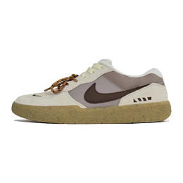 Nike Кроссовки для скейтбординга SB Force 58 Extreme Custom, цвета миндаля и какао, износостойкие, низкие, унисекс, бежево-коричневые cz2959-100(team1105-男女同款杏仁可可) | beige brown