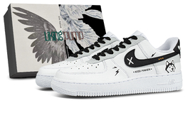 Nike Кроссовки Air Force 1 Cushioning Low Top для скейтбординга унисекс, белые cw2288-111（team845潮流萌犬-box） | white