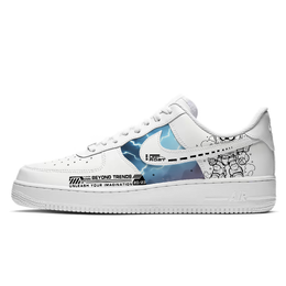 Nike Кроссовки Air Force 1 для скейтбординга, износостойкие, белые, унисекс cw2288-111(team10- 解限机) | white
