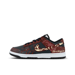 Nike Кроссовки для скейтбординга Dunk Scarlet XJDD Hellfire Low унисекс, черные и красные hf5441-100（team1369-地狱火） | black red