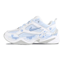 Nike Женские кроссовки M2K Tekno Couple Meow, устойчивые к истиранию, дышащие, низкие, массивные, белые ao3108-100(team352-情侣喵咪) | white
