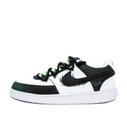 Низкие кроссовки для скейтборда Court Vision 1 Shock Absorbers унисекс, черные, зеленые Nike, Black/Green dh2987-101(team1308-墨羽灵风 ） | black/green