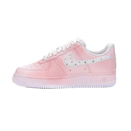 Nike Кроссовки для скейтбординга Air Force 1 Pink Mist Meteor, устойчивые к истиранию, низкие, унисекс, розовые dd8959-100(team935-粉雾流星) | pink