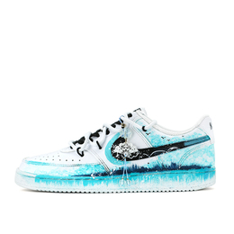 Nike Кроссовки Court Vision 1 Blue Ink, ослепительно-яркие, износостойкие, с низким верхом, для скейтбординга, унисекс, бирюзового цвета dh2987-101（team309-蓝墨炫彩） | teal