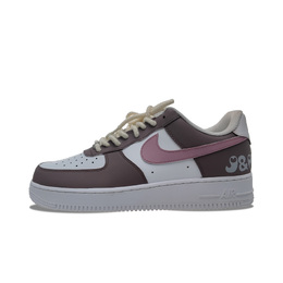 Nike Кроссовки Air Force 1 Low для скейтбординга, унисекс, красно-коричневые dd8959-100(team1386-可可奶霜) | brown red