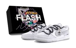 Nike Кроссовки для скейтбординга Dunk Silver Sorrow Phantom, в комплекте коробка, износостойкие, серые, унисекс dd1391-103（team34-银殇魅影-s-box） | gray white