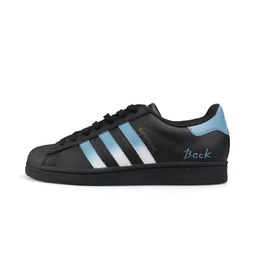 Adidas Низкие износостойкие кроссовки для скейтбординга SUPERSTAR Back To Future, унисекс, черно-синие eg4959（team1093-回到未来） | blue black