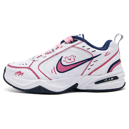 Nike Кроссовки Air Monarch 4 Cute Bear, увеличивающие рост, низкие, массивные, унисекс, новогодние, красные 415445-102(teamfive-萌心小熊) | new year red