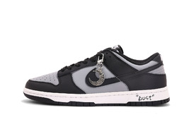Nike Кроссовки для скейтбординга Dunk Coverage с защитой от скольжения и износа, низкие, унисекс, черно-серые hf5441-100(team拾伍-黑灰十) | black