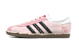 Adidas Низкие немецкие армейские кроссовки Stadt Berry Sweetheart унисекс розового цвета jr6342(team1142-莓果甜心) | pink