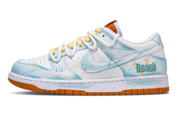 Nike Кроссовки для скейтбординга Dunk Sunlit Blue Sea, устойчивые к истиранию, унисекс, белые, синие, оранжевые fq6965-700(team864-日照蓝海) | white blue orange