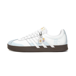 Adidas Кроссовки для скейтбординга Vl Court Classic, унисекс, низкие, белые/синие jq2470(team914- 蓝白碰碰 ) | white blue