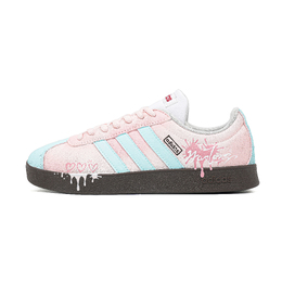 Adidas Кроссовки для скейтбординга VL Court 2.0, унисекс, низкие, светло-зеленые, белые hq1802（team726-爆汁蜜桃) | pink