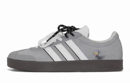 Adidas Кроссовки для скейтбординга VL Court 2.0, унисекс, низкие, серые, белые hq1802(team177-雾鸭寻光) | gray white