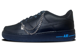 Nike Кроссовки Air Force 1 Abrasion Resistant Balance Low Top для скейтбординга унисекс, черные cw2288-001(team1362-暗夜蓝弧) | black