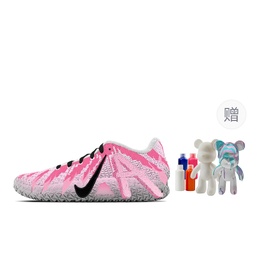Nike Баскетбольные кроссовки Ja Morant 3 Flame, Fluid Bear, износостойкие, низкие, унисекс, сине-розовые hf2794-100(team773-火焰-流体熊) | blue pink