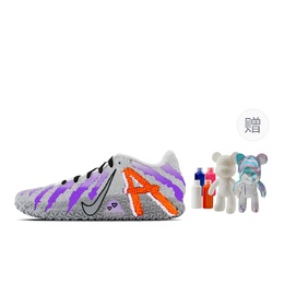 Nike Баскетбольные кроссовки Ja Morant 3 Purple Mist, Fluid Bear, износостойкие, низкие, унисекс, фиолетово-серые hf2794-100(team773-紫色迷雾-流体熊) | purple gray
