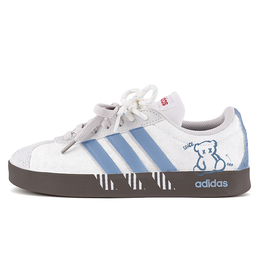 Adidas Кроссовки для скейтбординга VL COURT 2.0 Low Top Unisex Blue White hq1802(team拾柒-男女款低帮小冻熊) | blue white