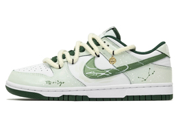 Nike Кроссовки для скейтбординга Dunk Si Liu Ba, Virgo Astraea, увеличивающие рост, унисекс, белые, зеленые dd1391-101(team901-男女处女阿斯特瑞亚) | white green