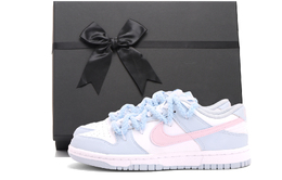 Nike Кроссовки для скейтбординга Dunk Slip с защитой от скольжения и истиранию, женские, белые, синие ib7311-100(team拾伍-女款白蓝一sbox) | sky blue