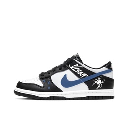 Nike Кроссовки для скейтбординга Dunk SB, износостойкие, низкие, унисекс, черные, белые dd1391-100(team641-崖底魔域) | black white