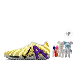 Nike Баскетбольные кроссовки Ja Morant 3 Victory Mamba, Fluid Bear, износостойкие, низкие, унисекс, желто-фиолетовые hf2794-100(team773-夺冠曼巴-流体熊) | yellow purple