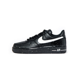Nike Кроссовки Air Force 1 Black Glaze Shooting Stars с амортизацией и низким верхом для скейтбординга, унисекс, черные cw2288-001(team1347-黑釉流星） | black