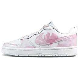 Кроссовки для скейтбординга Court Borough 2 Low Top для женщин Nike, Pink White bq5448-100(team1401-心动粉雾) | pink white
