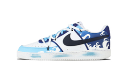 Nike Кроссовки для скейтборда Court Vision 1 Riding The Wind, износостойкие, низкие, унисекс, синие dh2987-101（team1374-乘风破浪） | blue