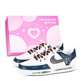Nike Кроссовки для скейтборда Court Borough Fallen Leaves Shrub, устойчивые к истиранию, низкие, унисекс, синие, серые, коричневые, белые dh2987-101（team-883落叶灌木鞋盒） | blue gray brown white
