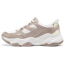 Skechers Женские коричневые кроссовки Slip Ins с амортизацией и поддержкой, устойчивые к истиранию, массивные 117686-tan | brown/white