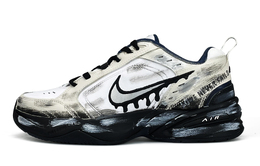 Nike Кроссовки Air Monarch 4 с износостойкой подошвой, унисекс, черные, серые, белые 415445-102(team1324-斑驳旧忆) | black gray ecru