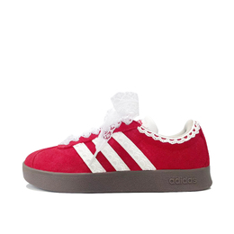 Adidas Кроссовки для скейтбординга VL COURT 2.0 Lifestyle Red Rose Language, легкие, низкие, унисекс, красные, белые hq1802(team847-qd红蔷絮语) | red white
