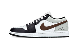 Jordan Баскетбольные кроссовки Air 1 Warm Law Support Low Top Vintage Unisex Silver Umber 553558-165(team992-温暖定律) | silver