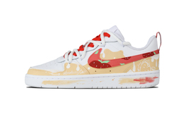 Nike Кроссовки Court Vision 1 Berry Island Cream House, износостойкие, низкие, для скейтбординга, унисекс, оранжево-красные dh2987-101（team1374-莓屿奶油屋） | orange red
