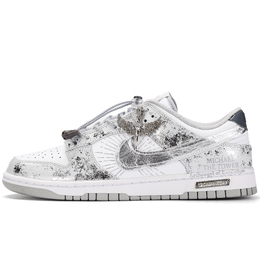 Nike Кроссовки для скейтбординга Dunk Metaphor Of Angel, износостойкие, серо-белые, унисекс dd1391-103（team342-天使之喻） | gray white