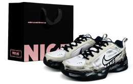Nike Кроссовки Air Monarch 4 с износостойкой подошвой, унисекс, черные, серые, белые 415445-102(team1324-斑驳旧忆ld) | black gray white