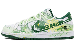 Nike Кроссовки для скейтбординга Dunk SB Green Miracle, износостойкие, дышащие, низкие, унисекс, зеленые hf5441-101（team580绿里奇迹） | green
