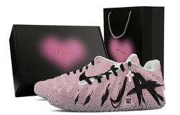 Nike Баскетбольные кроссовки Ja Morant 3 Shadow Of The Wind, Heart Box, износостойкие, низкие, унисекс, цвет черный, розовый hf2794-100(team773-风魔之影-爱心礼盒) | black pink