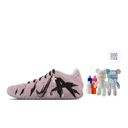 Nike Баскетбольные кроссовки Ja Morant 3 Shadow Of The Wind, Fluid Bear, износостойкие, низкие, унисекс, черно-розовые hf2794-100(team773-风魔之影-流体熊) | black pink (giveaway)
