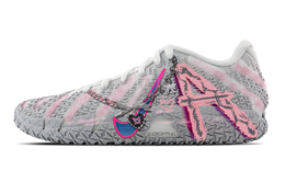 Nike Баскетбольные кроссовки Ja Morant 3 Gummy Heartbeat, устойчивые к истиранию, низкие, унисекс, серо-розовые hf2794-100(team773-软糖心跳) | gray pink