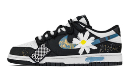 Nike Кроссовки для скейтбординга Dunk Interlude Charm, устойчивые к истиранию, низкие, унисекс, синие, белые, черные dd1391-100(team773-止间芳华) | blue white black