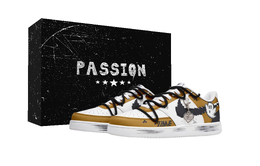 Nike Кроссовки Court Vision 1 Desert Guardian Box с низким верхом, устойчивые к истиранию, унисекс, желтые, белые dh2987-101(team1282-沙漠守护者-礼盒款） | yellow white