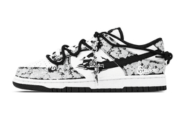 Nike Кроссовки для скейтбординга Dunk Zero Redemption Time, износостойкие, низкие, унисекс, серо-белые dd1391-100(team773-零时救赎) | gray white
