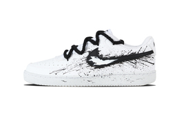 Nike Кроссовки для скейтборда Court Vision 1 Storm, износостойкие, низкие, унисекс, черные, белые dh2987-101（team1374-风暴） | black white