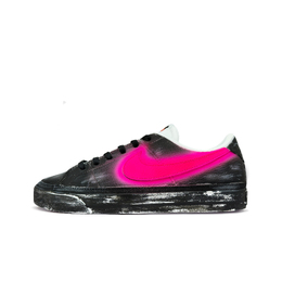 Nike Кроссовки Court Legacy Neon Carnival для скейтбординга, быстросохнущие и износостойкие, низкие, унисекс, цвет черный, розовый dh3162-100（team708-霓虹狂欢） | black pink