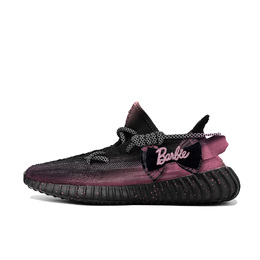 Adidas Кроссовки Yeezy Boost 350 V2, повседневные, унисекс, низкие, розовые hq4540（team-1432黑粉莓莓) | black pink